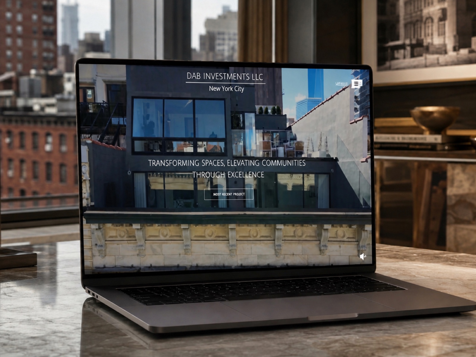 DAB Investments New York real estate website designed and developed by OgreLogic