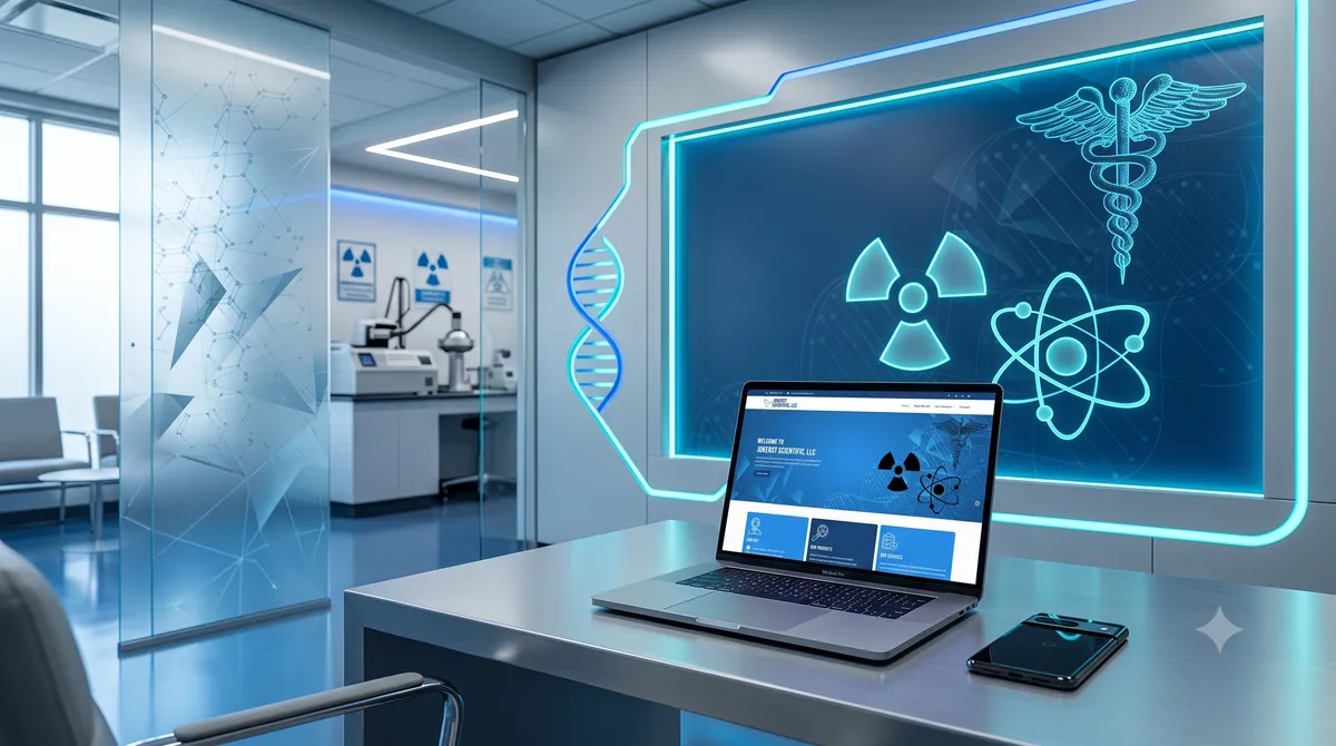 Jokerst Scientific radiation-detection instrument sales website redesigned by OgreLogic