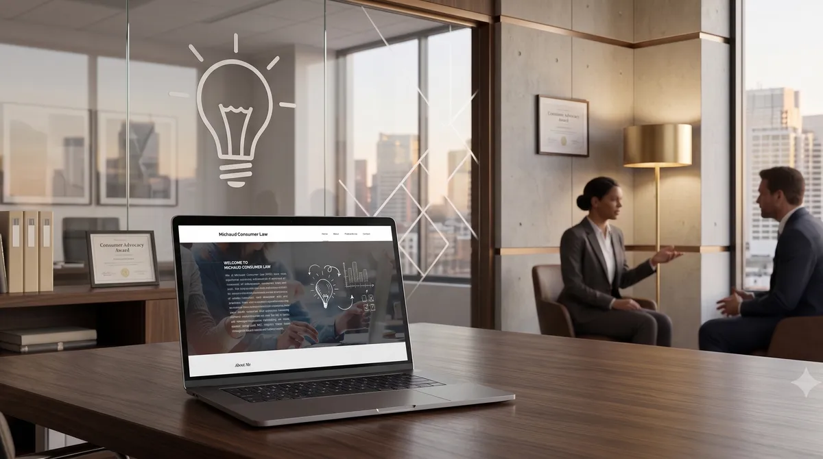 Michaud Consumer Law firm website built and maintained by OgreLogic