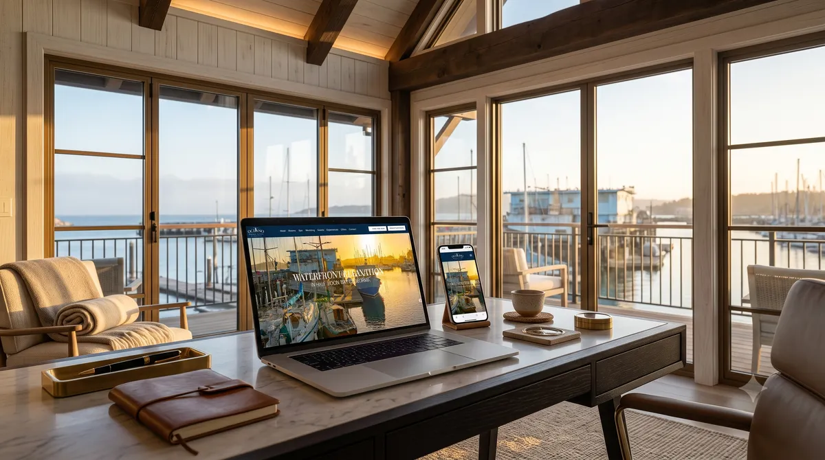 Oceano Hotel & Spa Half Moon Bay website with booking and SEO by OgreLogic