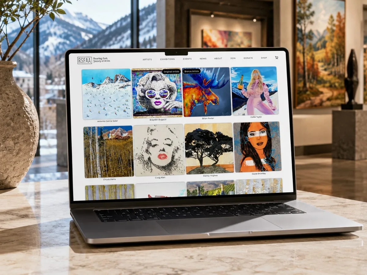 Royal Street Fine Art gallery website SEO case study by OgreLogic