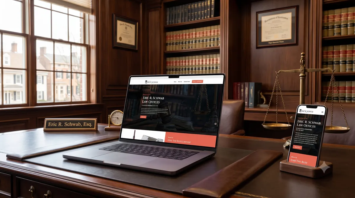 Schwab Law estate-planning firm website built by OgreLogic