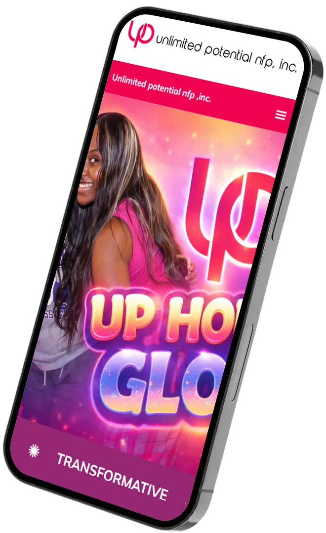Tangela Thornton’s website, designed by OgreLogic